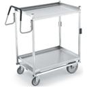 Vollrath Heavy Duty Stainless Steel Standard 2 Shelf Cart.