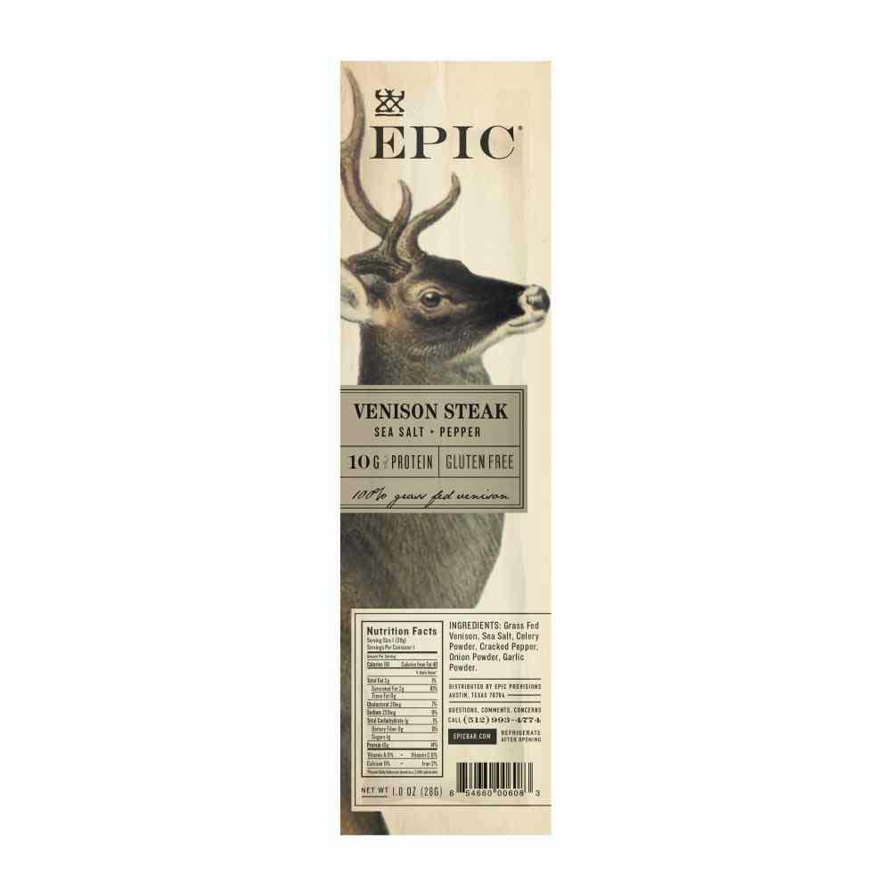 Epic Venison Strip, 0.8 Ounce -- 80 per case.
