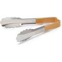 Vollrath One-Piece Color-Coded Kool-Touch Scalloped Tan Tong, 6 x 6 inch -- 12 per case.