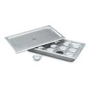 Vollrath Half Size Egg Poacher Plate with Cover -- 6 per case.