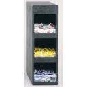 Vollrath 3 Pocket Vertical Condiment Packet Cabinet, 21 3/8 x 6 7/8 x 13 inch.