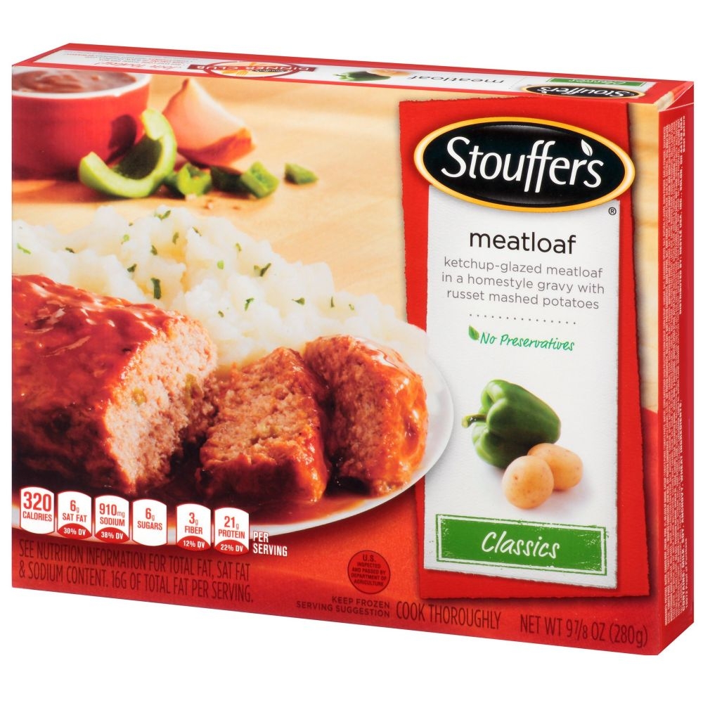 Nestle Stouffers Entree Meatloaf, 9.78 Ounce -- 12 per case.