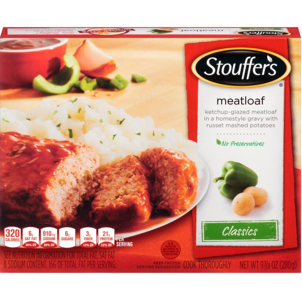 Nestle Stouffers Lean Cuisine Comfort Classics Entree Meatloaf, 9.37 Ounce -- 12 per case.
