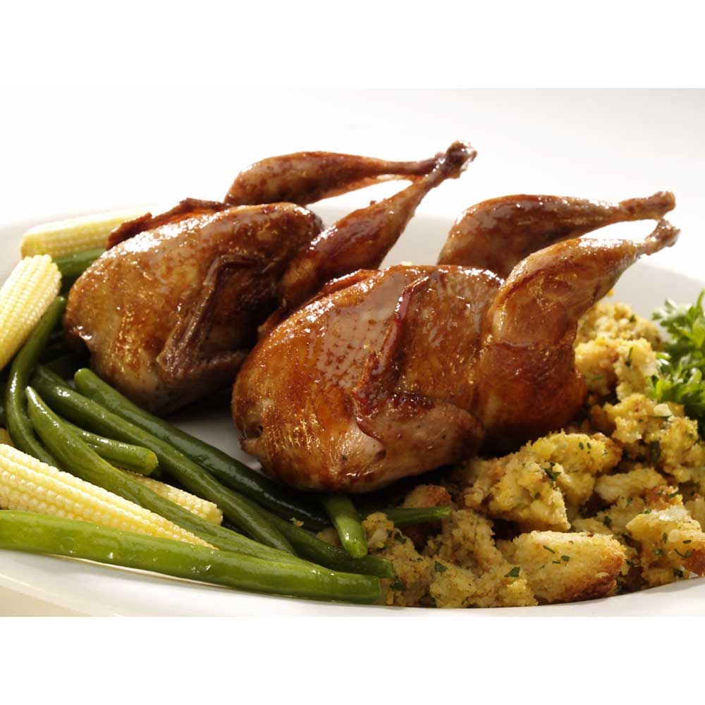 Manchester Farms Whole Bone Quail, 4-5 Ounce -- 24 Per Case