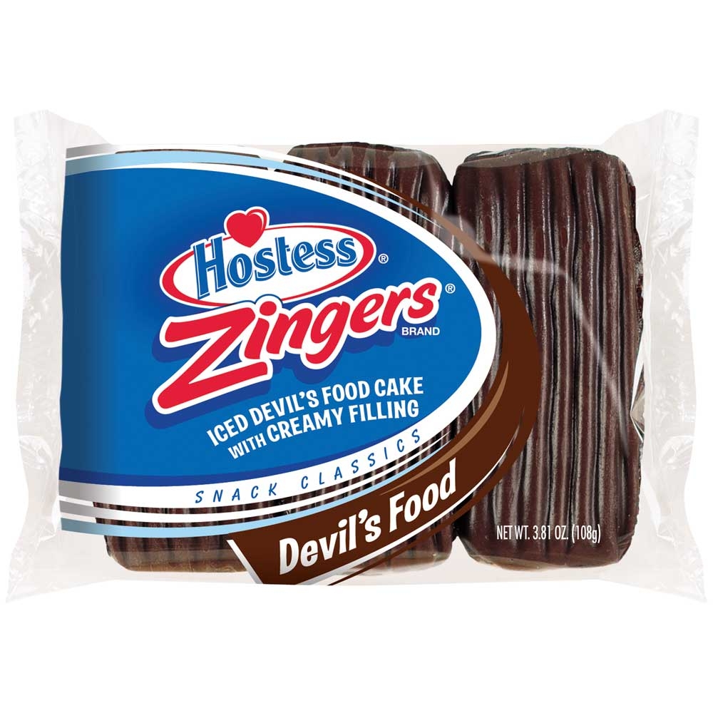 Zingers Single Serve Chocolate Cake, 3.809 Ounce -- 36 per case.