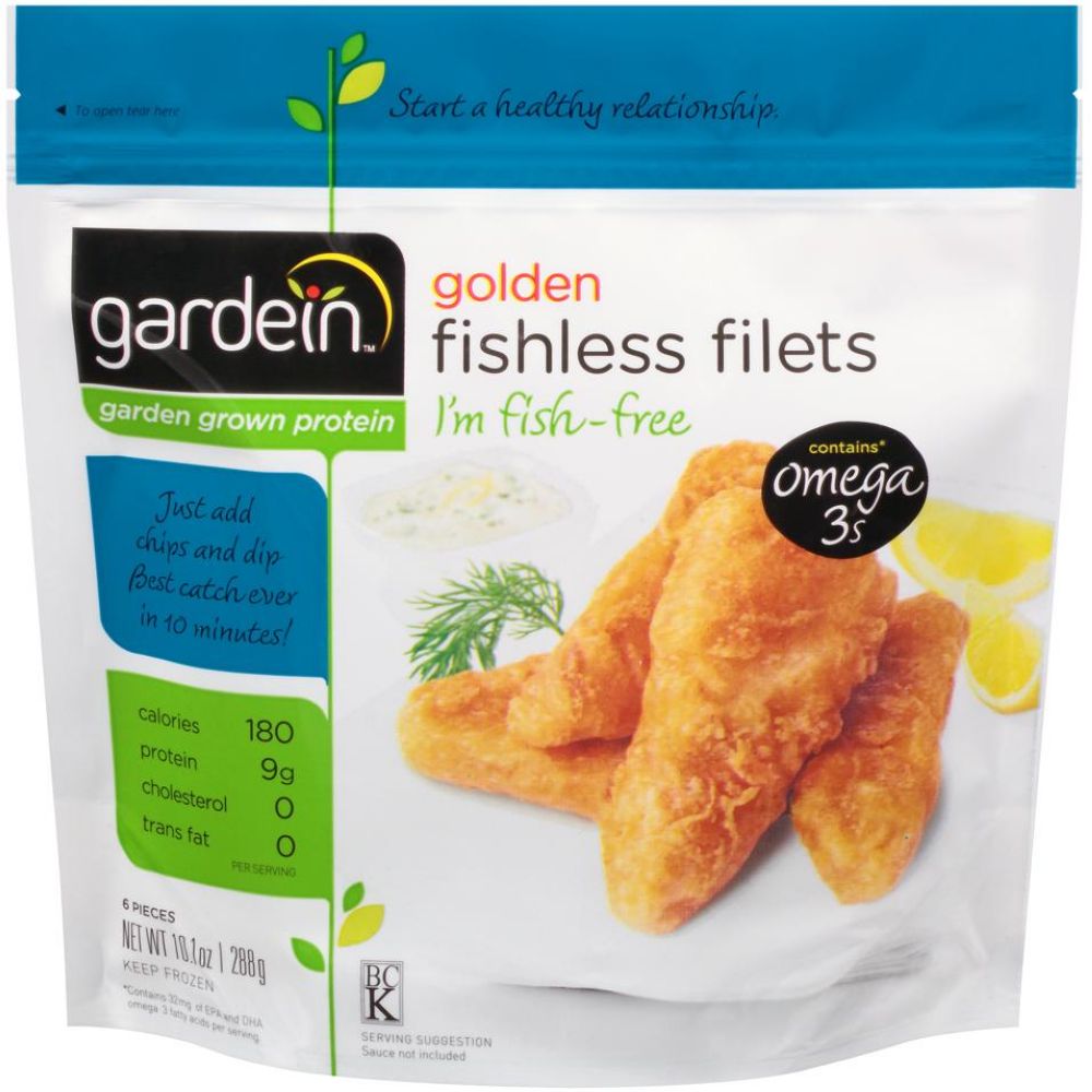 Gardein Golden Fishless Filets, 10.1 Ounce -- 8 Per Case