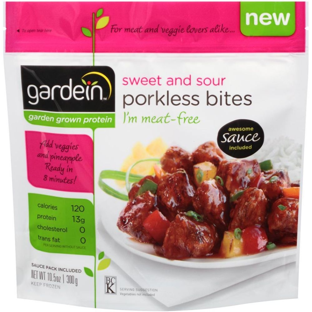 Gardein Sweet and Sour Porkless Bites, 10.5 Ounce -- 8 per case.