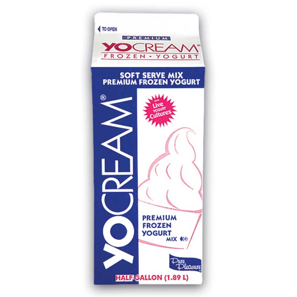 Yocream Gelato Mix, Chocolate Flavored Serve, 64 Ounce -- 6 Per Case