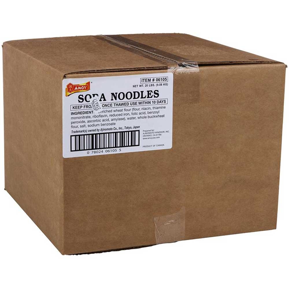 Amoy Soba Buckwheat Noodles, 5 Pound -- 4 per case.