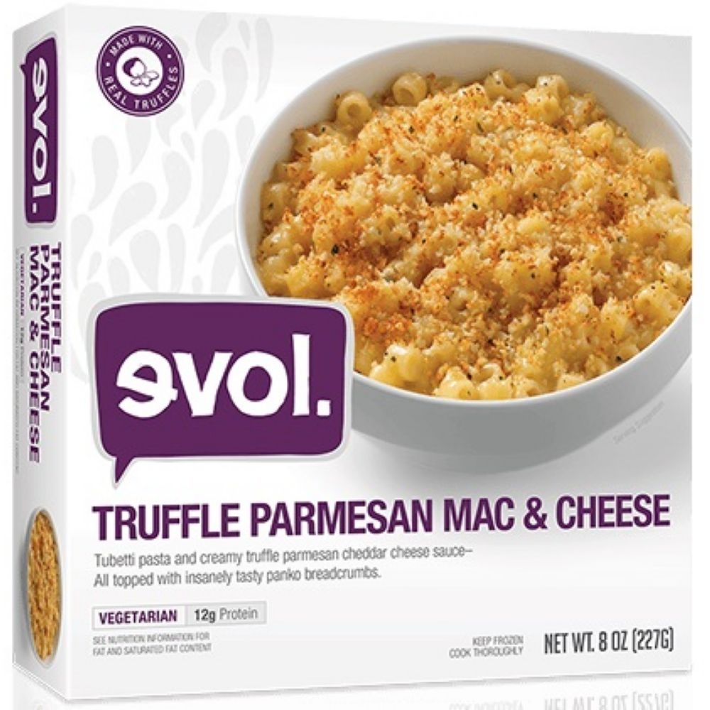 Evol Truffle Parmesan Mac and Cheese Single Serve Meal, 8 Ounce -- 8 per case.