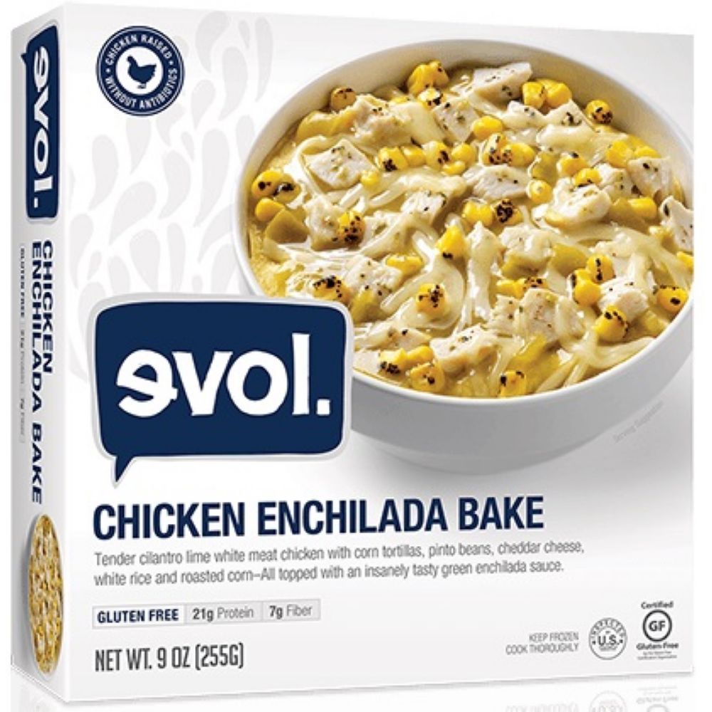 Evol Chicken Enchilada Bake Single Serve Meal, 9 Ounce -- 8 Per Case