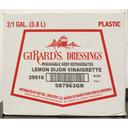 Girards Dressing Au Naturel Lemon Dijon Vinaigrette Dressing, 1 Gallon -- 2 per case.