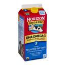 Horizon Organic 2 Percent Reduced Fat Up Milk with DHA Omega 3, 0.5 Gallon -- 6 per case.