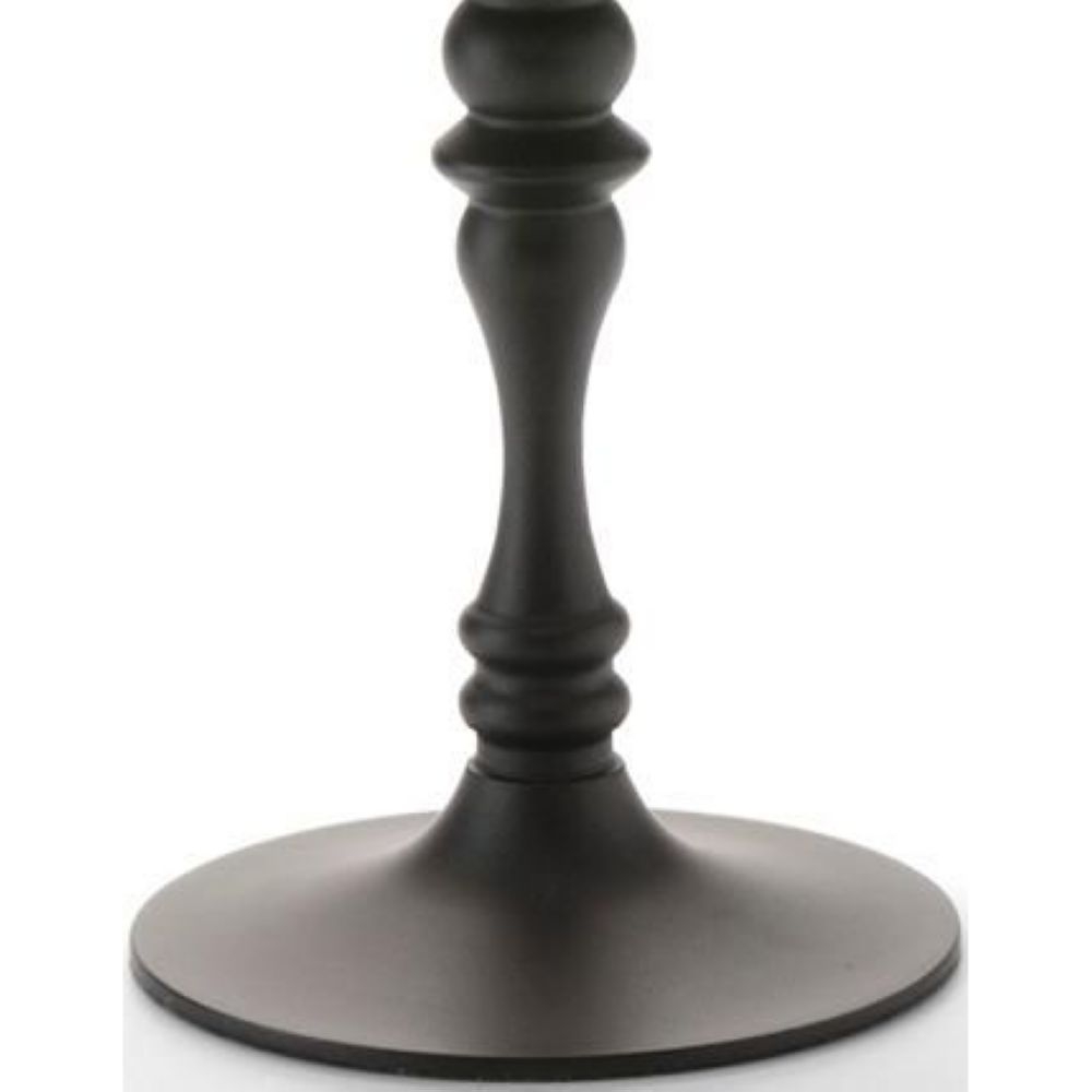 Hollowick Classic Dark Bronze Candlestick Base, 9 3/8 x 3 5/8 x 3 5/8 inch.