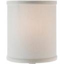 Hollowick Ivory Drum Fabric Candlestick Shade, 5 3/8 x 5 3/4 x 5 3/4 inch.