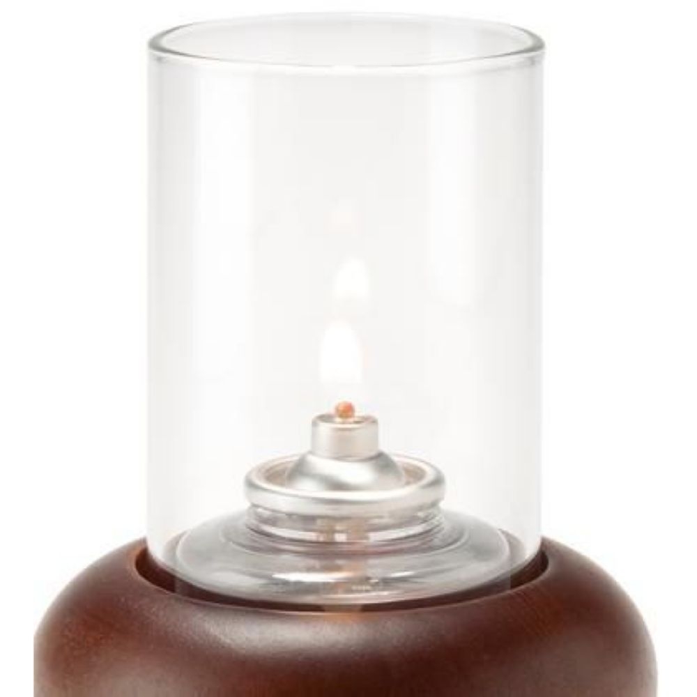 Hollowick Clear Tall Glass Cylinder Globe, 4 5/8 x 2 7/16 x 2 7/16 inch.
