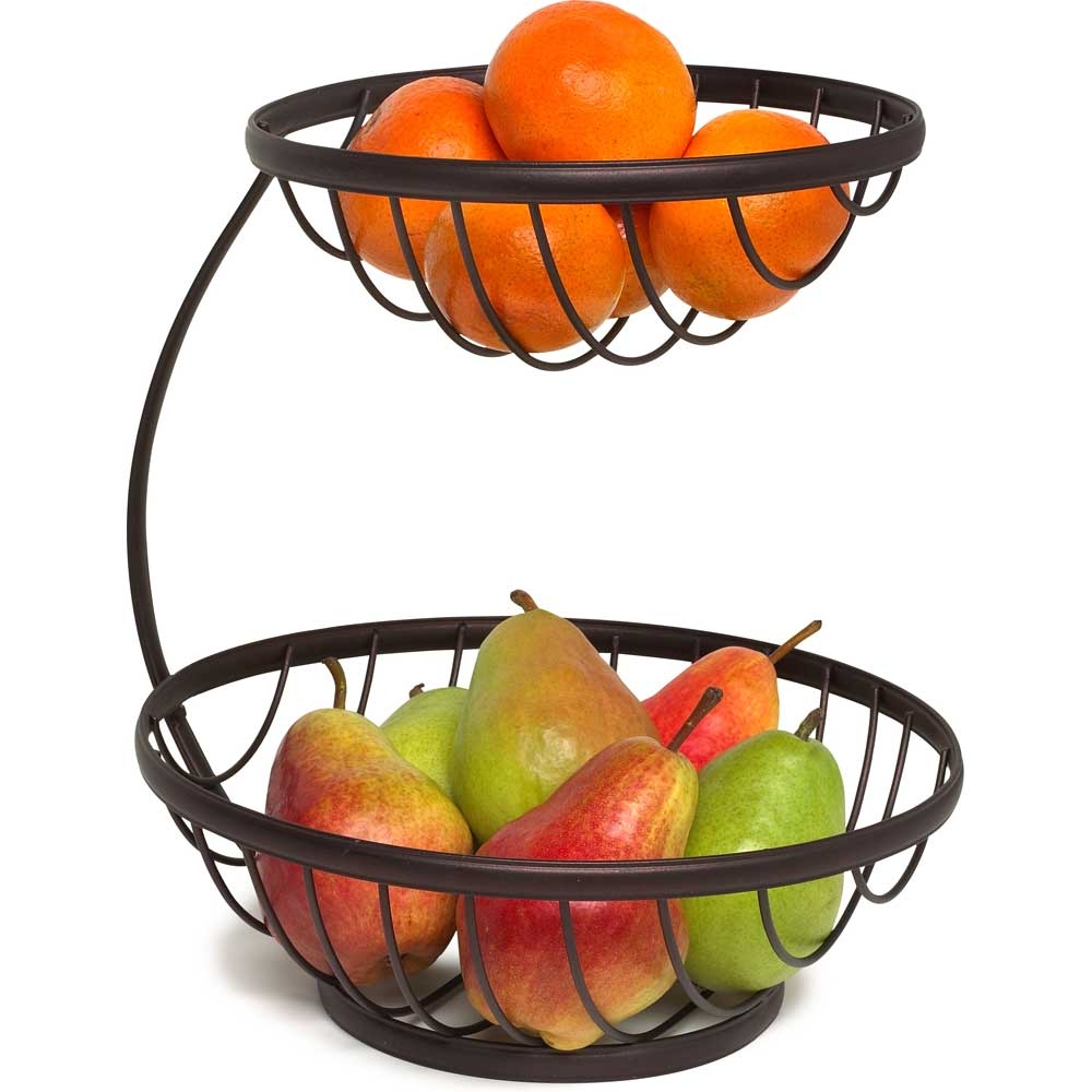 Spectrum Ashley Bronze 2 Tier Server, 11.75 x 11.25 x 10.75 inch.