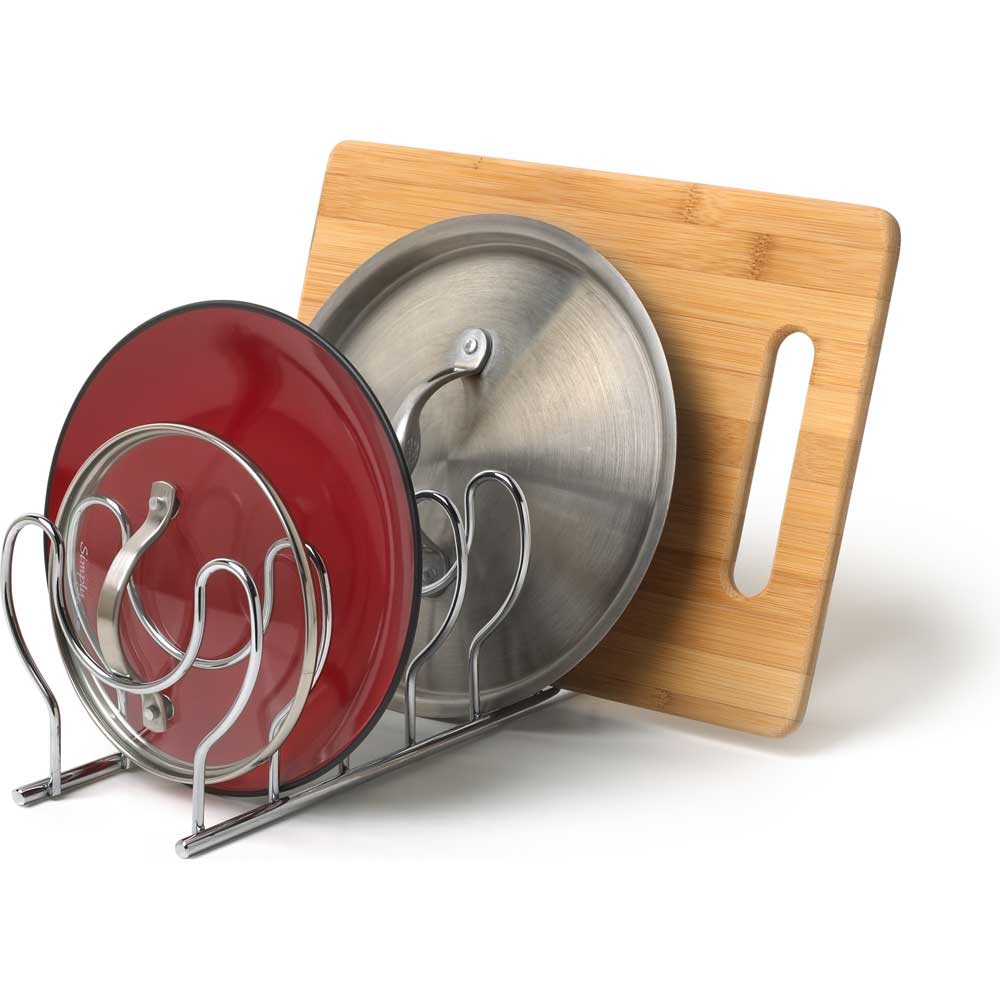 Spectrum Euro Chrome Lid Organizer, 5 x 5.5 x 13.25 inch.