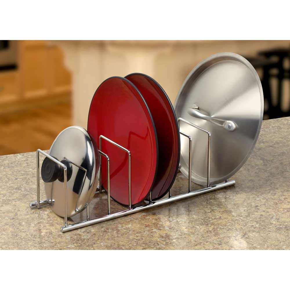 Spectrum Chrome Euro Kitchen Organizer, 4.25 X 4.5 X 13.5 Inch