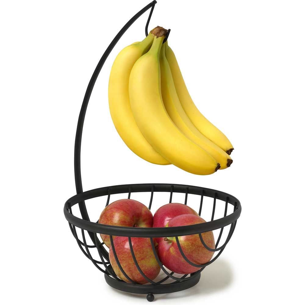Spectrum Ashley Black Small Fruit Tree, 16 X 9.5 X 9.25 Inch