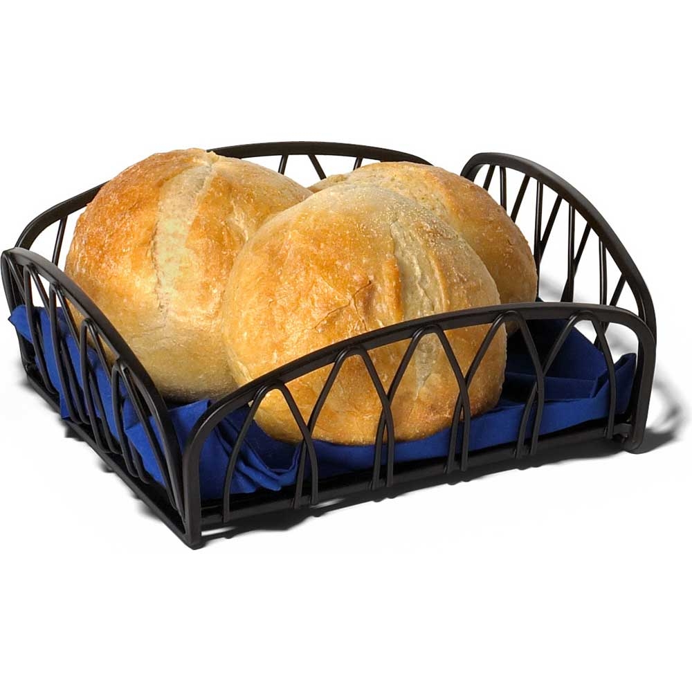 Spectrum Black Twist Flat Napkin Holder, 3.25 x 7.75 x 8 inch.