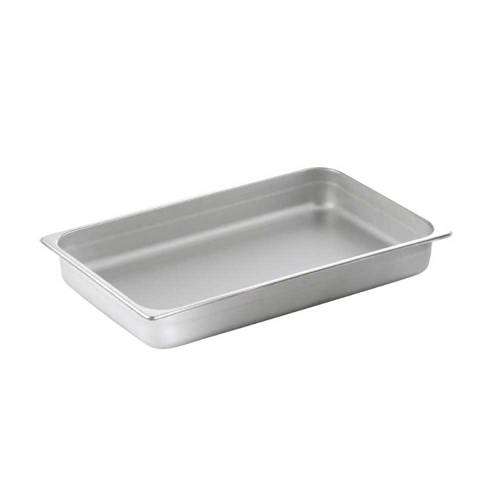 Smart 18-10 Stainless Steel Deep Well Full Size Oblong Food Pan.