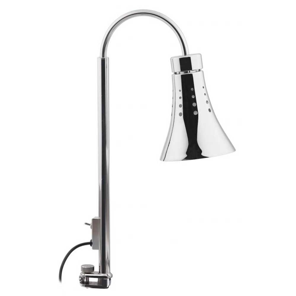 Smart Domino 110 Volt Single Heat Lamp with Clamp, 12.5 x 7 x 26.5 inch.