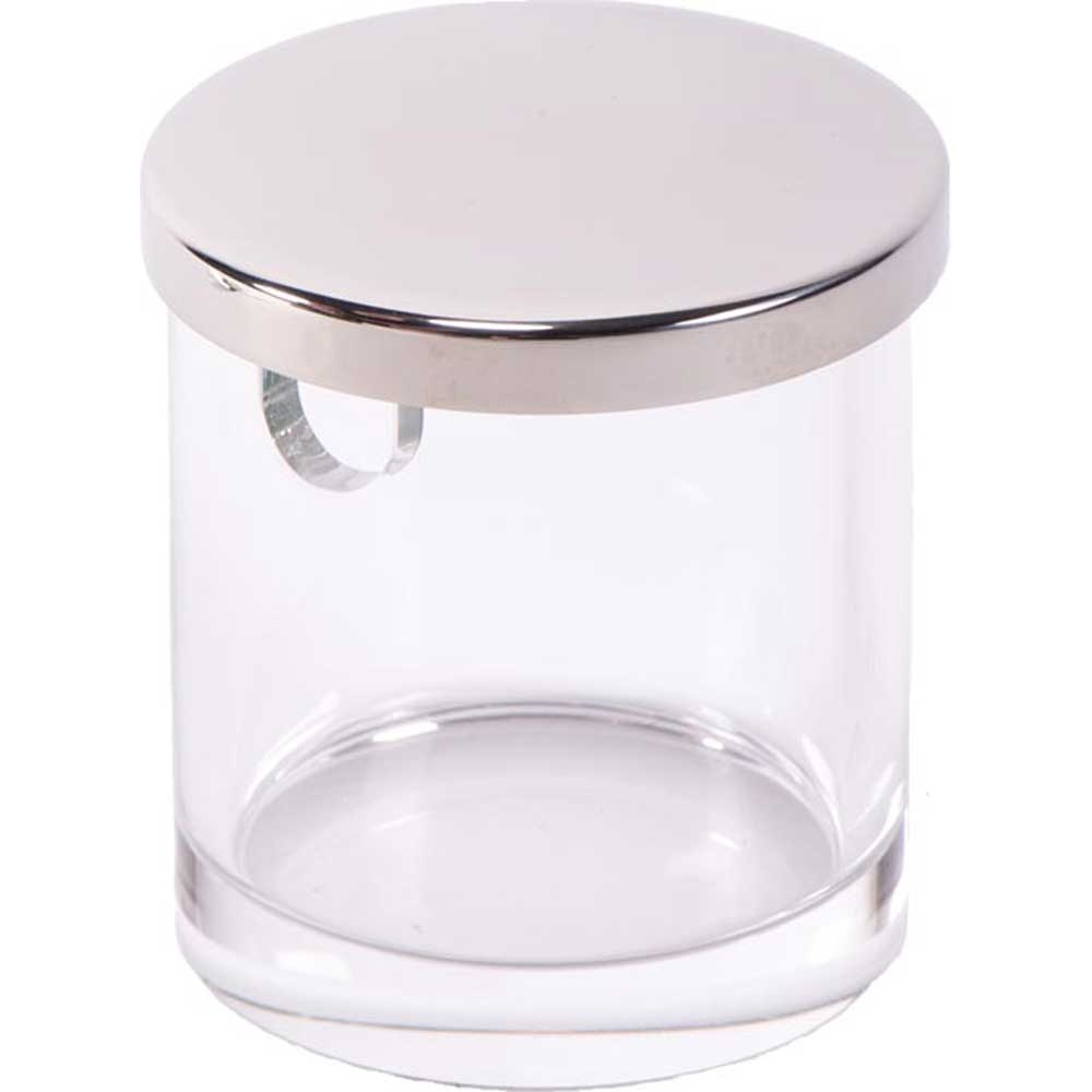 Smart Condiment Server Replacement Glass Jar with Lid, 3.25 x 3.25 x 3.5 inch.