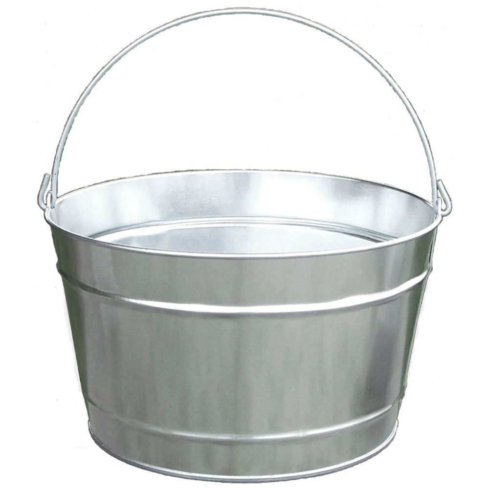Witt Industries Galvanized Steel Pail, 16 Quart.