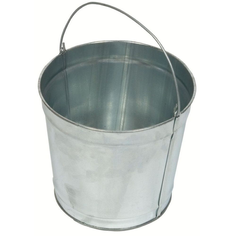 Witt Industries Galvanized Steel Utility Pail, 6 x 5.75 inch -- 12 per case.