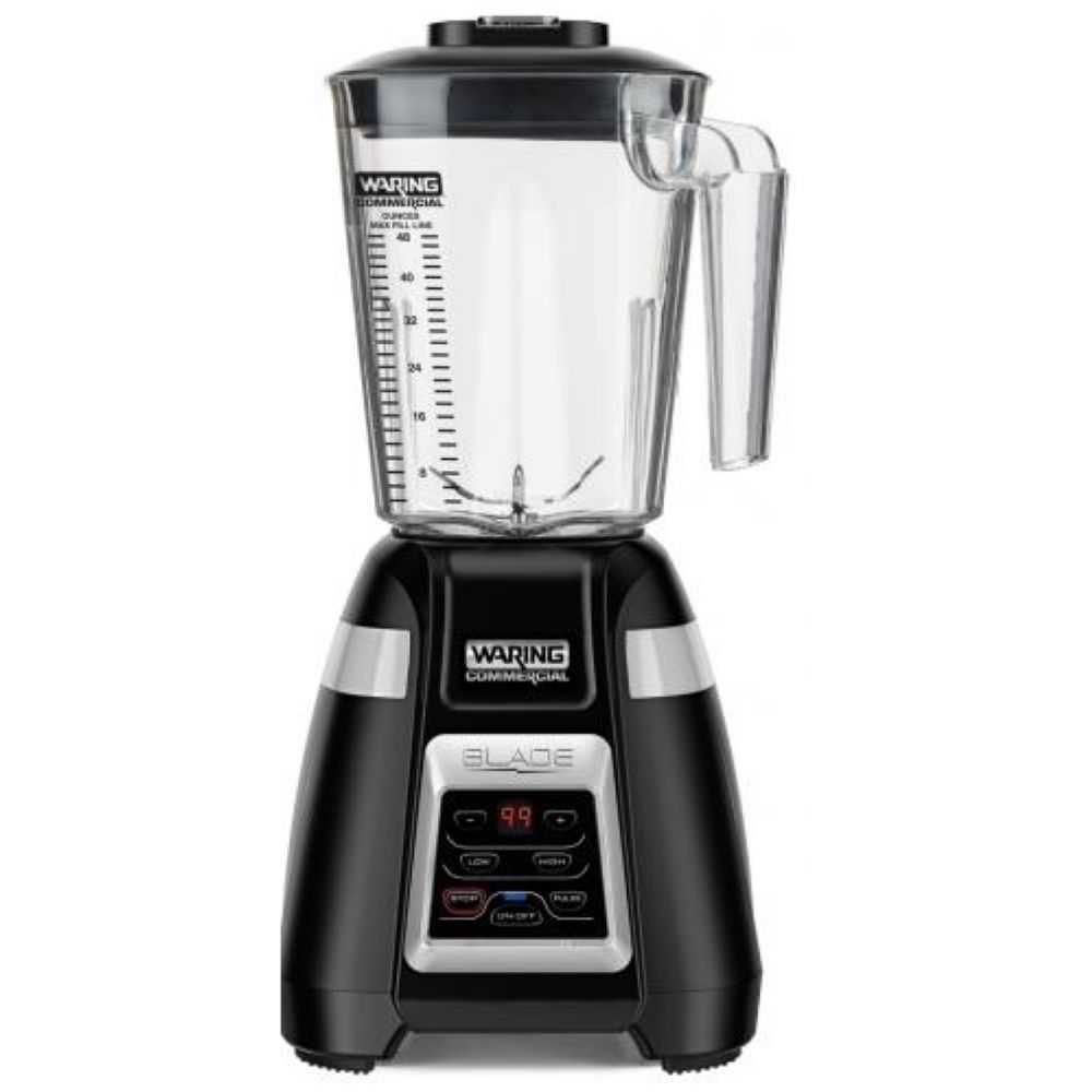 Waring Commercial Blade Series 1hp 2 Speed Bar Blender With 99 Second Countdown Timer, 120 Volts