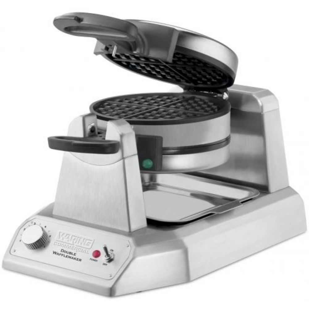 Waring Commercial Heavy Duty Double Vertical Classic Waffle Maker, 120 Volts