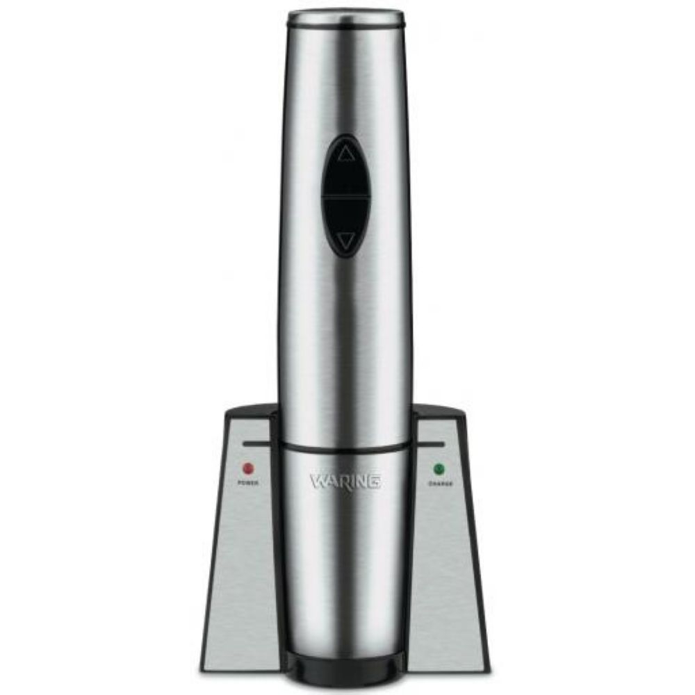 Waring Commercial Cordless Rechargeable Portable Electric Wine Bottle Opener, 120 Volts.