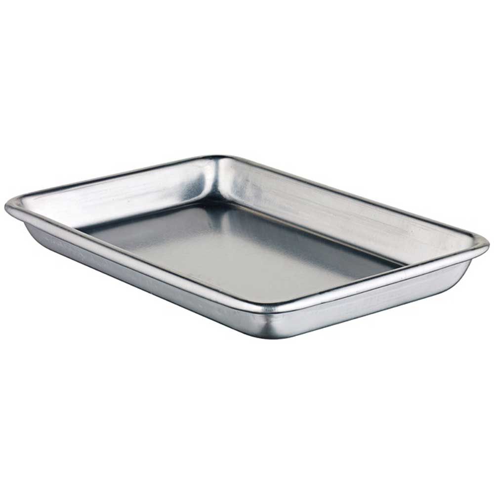 Winco Aluminum 1/8 Size Open Bead Sheet Pan, 6.5 X 9.5 Inch -- 24 Per Case