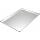Winco 1/2 Size Closed Bead 18 Gauge Aluminum Sheet Pan, 13 x 18 inch -- 12 per case.