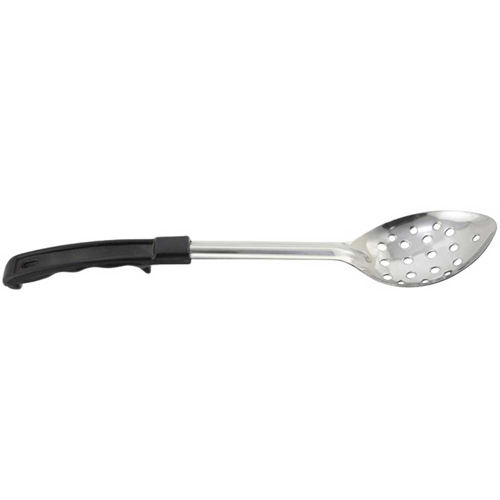 Winco Prime Stainless Steel Perforated Basting Spoon with Plastic Handle, 11 inch -- 12 per case.