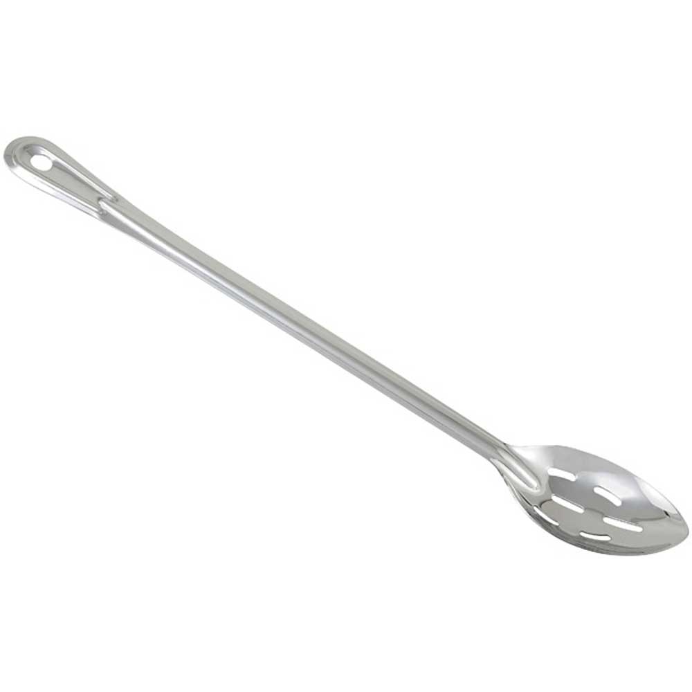 Winco Prime 1.5mm Stainless Steel Slotted Basting Spoon, 11 inch -- 12 per case.