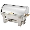 Winco Dallas Stainless Steel Full Size Heavyweight Chafer , 8 Quart.