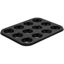 Winco Carbon Steel Non Stick 12 Cup Mini Muffin Pan, 3/4 Ounce -- 6 per case.