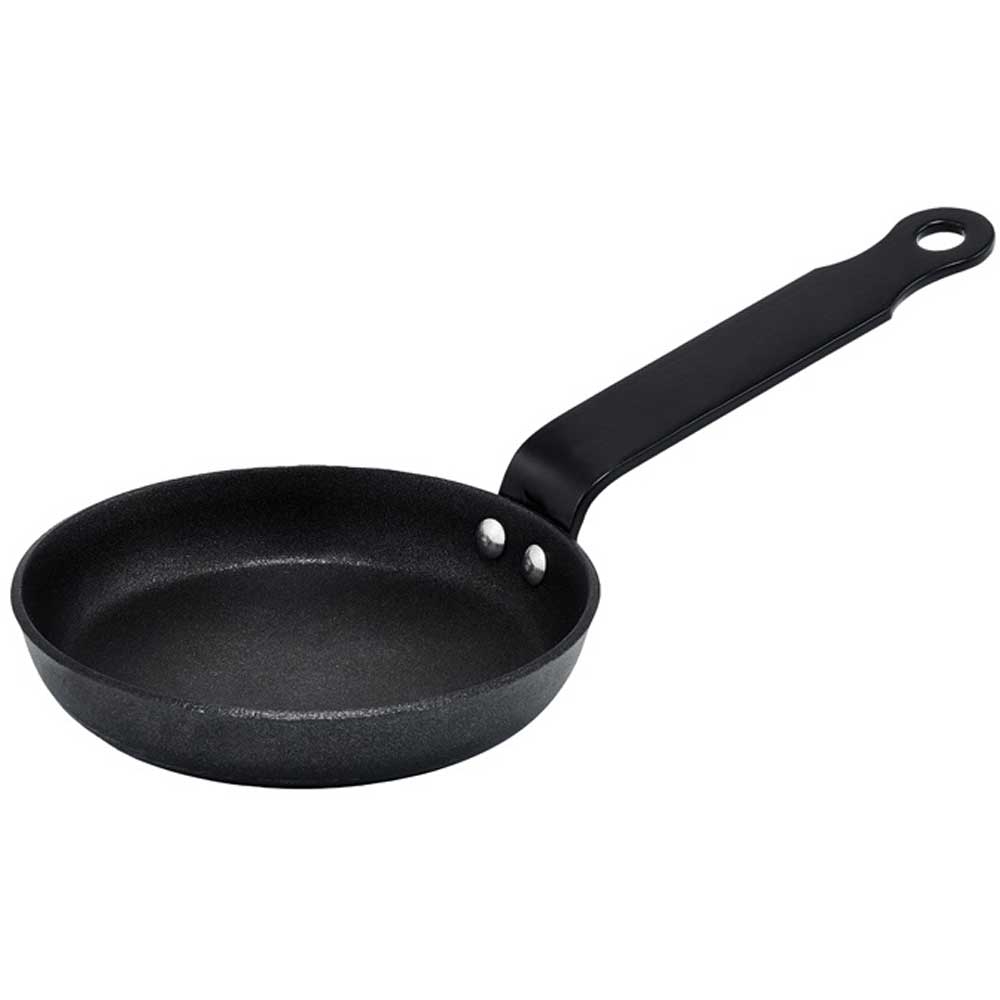 Winco Enameled Carbon Steel Non Stick Blini Pan, 4 3/4 inch -- 10 per case.