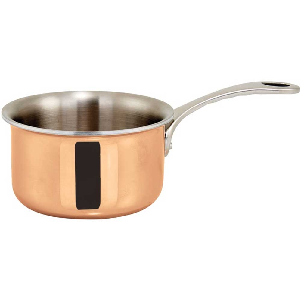 Winco Copper Plated Mini Sauce Pan, 3.5 inch -- 6 per case.