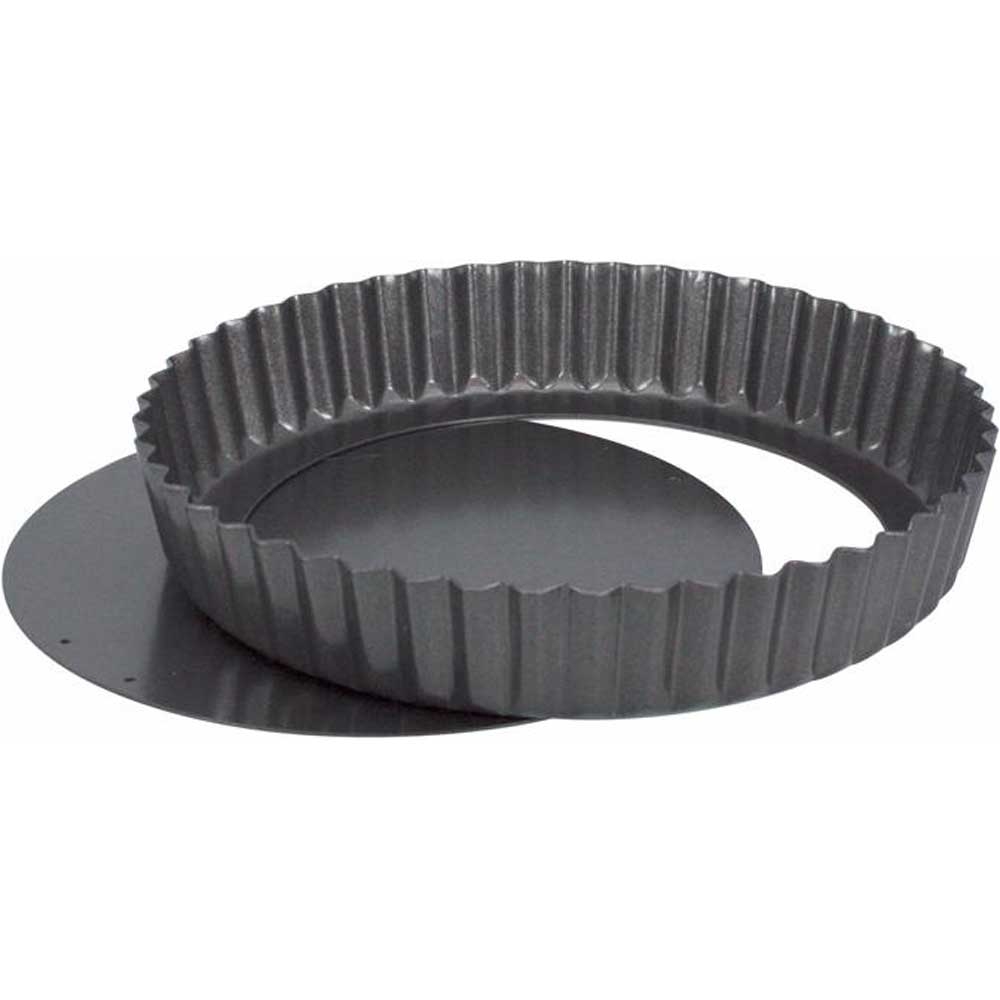 Winco Carbon Steel Non Stick Quiche Pan, 8 inch Dia x 1 1/2 inch Height -- 6 per case.