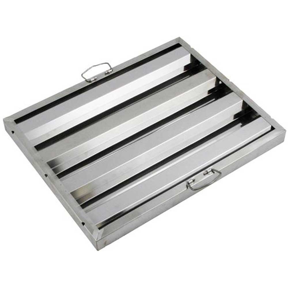 Winco Stainless Steel Vertical Hood Filter, 20 X 16 X 1 1/2 inch -- 6 per case.