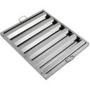 Winco Stainless Steel Horizontal Hood Filter, 20 x 25 x 1 1/2 inch -- 6 per case.