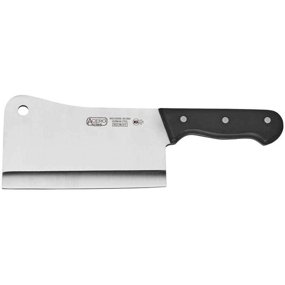 Winco Acero Riveted Cleaver with Hanging Hole, 7 inch -- 6 per case.