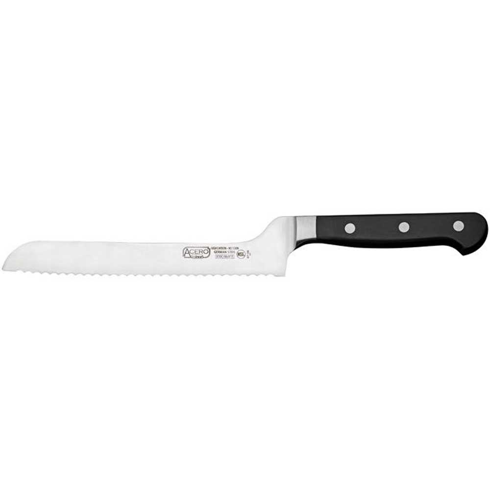 Winco Acero Triple Riveted Offset Bread Knife, 8 inch -- 6 per case.