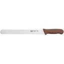 Winco Stal Wavy Edge Bread Slicer Knife with Brown Polypropylene Handle, 12 inch -- 6 per case.