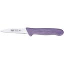 Winco Stal Stamped Paring Knife with Purple Polypropylene Handle, 3.25 inch -- 12 per case.