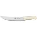 Winco Stal Cimeter Knife with White Polypropylene Handle, 9.5 inch -- 6 per case.