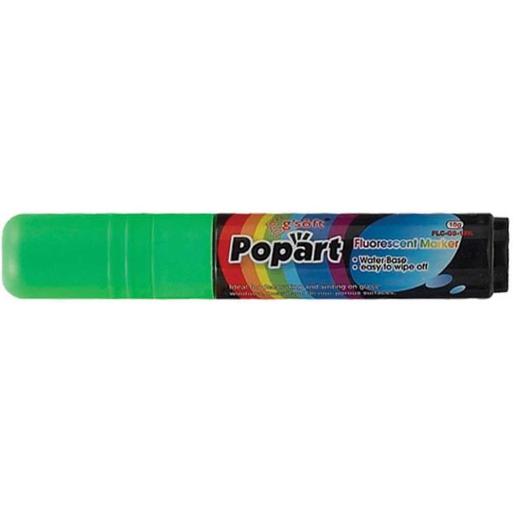 Winco Deluxe Plus Neon Green Marker -- 12 per case.
